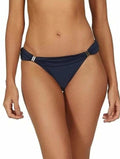 Vix Solid Bia Full Bikini Bottom - Navy