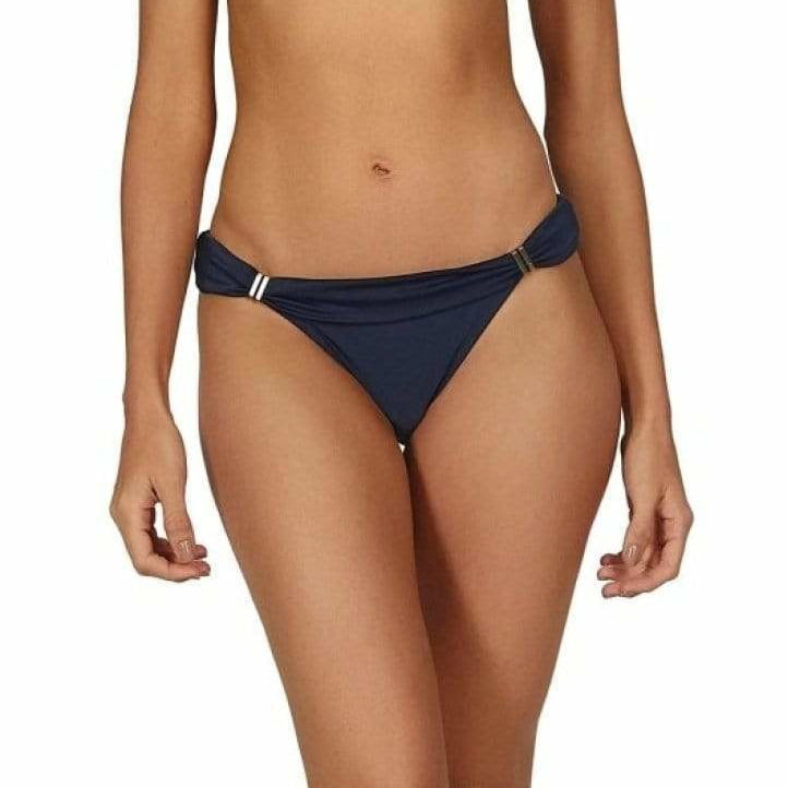Vix Solid Bia Halter Bikini Top - Navy