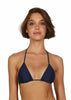 Vix Ella Tri Bikini Top - Navy