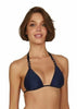 Vix Paula Halter Bikini Top - Navy